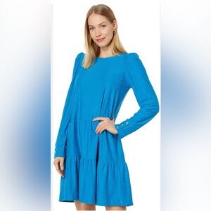 Lilly Pulitzer Bright Blue Long Sleeve Dress